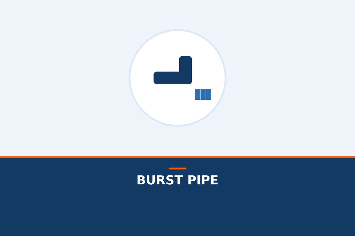 A failed supply line floods a home fast. Get quick extraction, drying, and repair after a pipe lets go.