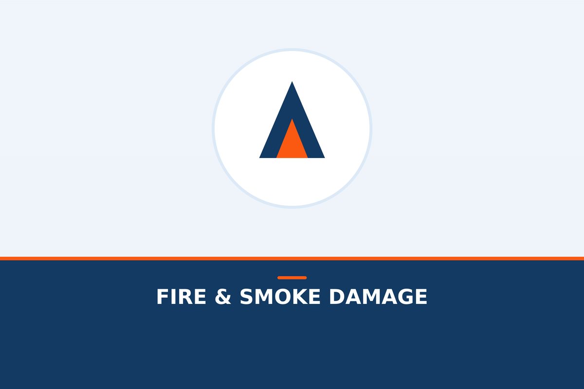 After a fire there is soot, smoke odor, and water from putting it out. Get a full cleanup and rebuild plan.